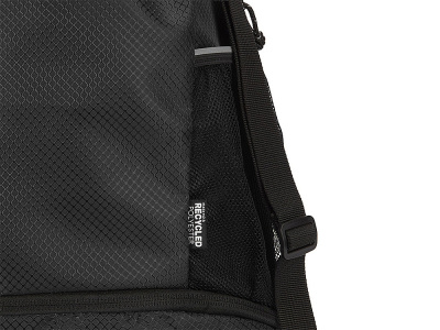 Nomad спортивная сумка из переработанного материала GRS с завязками и нижним отделением на 18 л, черный