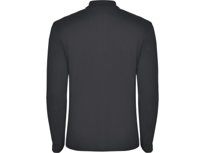 Рубашка поло Estrella мужская с длинным рукавом, графит , размер XL