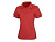 Calgary женская футболка-поло с коротким рукавом, красный , размер S
