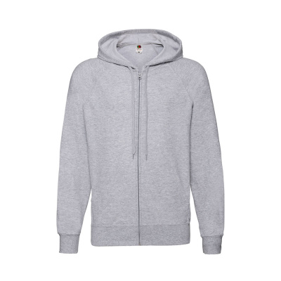 Толстовка без начеса "Lightweight Hooded Sweat",  серый, XL, 80% х/б 20% полиэстер, 240 г/м2