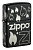 Зажигалка ZIPPO Classic с покрытием Black Matte, латунь/сталь, черная, матовая, 38x13x57 мм