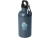 Одностенная бутылка для воды с карабином Oregon, изготовленная из нержавеющей стали, сертифицированной по стандарту RCS, объемом 400 мл - Hale Blue , размер 400 мл