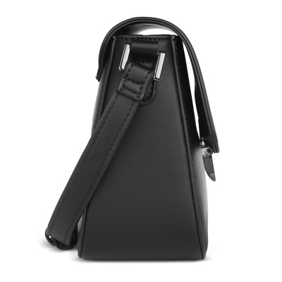 Сумка женская BUGATTI НЕЛА | NELA, черная, полиуретан, 25х9х17,5 см