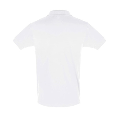 Поло "Perfect Men", белый_2XL, 100% х/б, 180г/м2