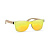 Солнцезащитные очки сплошные желтый