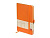 Блокнот А5  City на резинке, оранжевый