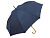 Зонт-трость 1134 Okobrella с деревянной ручкой и куполом из переработанного пластика, navy