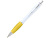 Nash шариковая ручка из переработанной пластмассы - Желтый (черные чернила) , размер черные чернила