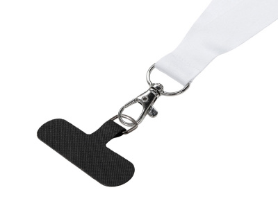 Ланъярд 2 см под сублимацию с карабином и узким держателем для телефона из ПЭ