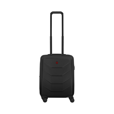 Чемодан WENGER Prymo, чёрный, малый, 40х55х20 см, 36 л, ABS+PC