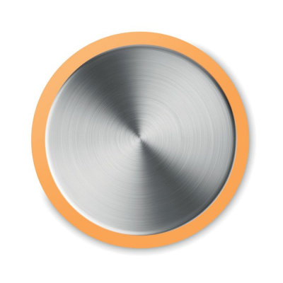 Бутылка 600 мл. прозрачно-оранжевый