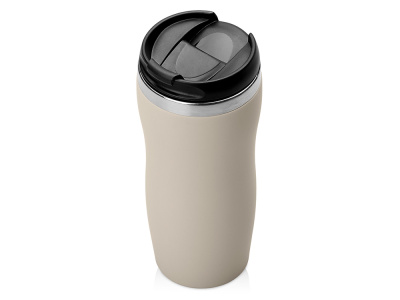 Термокружка Mony Steel 350 мл, soft touch, бежевый