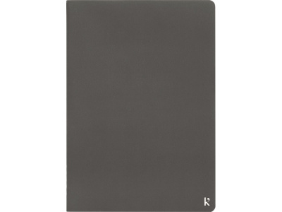 Комплект из двух блокнотов Karst формата A5 с листами из каменной бумаги, slate grey