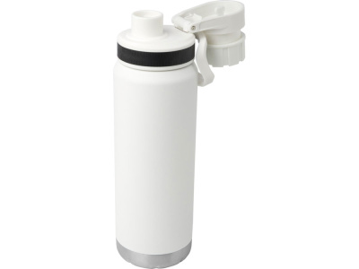 Бутылка для воды с вакуумной изоляцией Fortis/Фортис объемом 700 мл из меди и переработанной нержавеющей стали, сертифицированной по стандарту RCS, белый