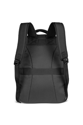 Рюкзак мужской BUGATTI КЛАССИКА | BASIC, черный, полиэстер, 30 x 15 x 43 см