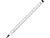Вечный карандаш из переработанного алюминия Sicily, белый