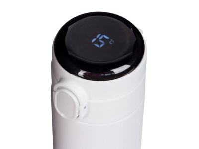 Вакуумная термокружка Waterline с медной изоляцией Bravo, 400 мл, тубус, белый (Р)