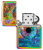 Зажигалка ZIPPO Spacey Eye с покрытием Multi Color, латунь/сталь, разноцветная, глянцевая, 38x13x57 мм