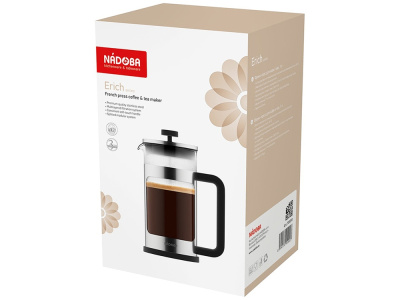 Френч-пресс 0,6 л, NADOBA, серия ERICH , размер 600 мл