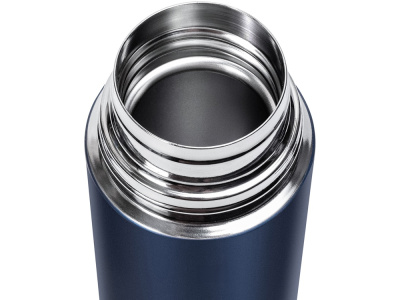 Термос Relaxika 101 (0,35 литра), темно-синий (без лого) , размер 350