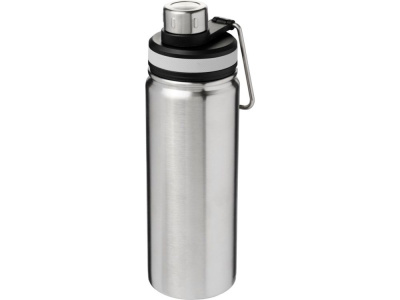 Спортивная бутылка Gessi объемом 590 мл с медной вакуумной изоляцией, серебристый