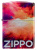 Зажигалка ZIPPO Tie Dye с покрытием 540 Tumbled Chrome, латунь/сталь, разноцветная, 38x13x57 мм