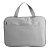 Конференц-сумка "Тодес-2" отделением для ноутбука, серый, 40*30*2,5 см; полиэстер 600D; шелкогр