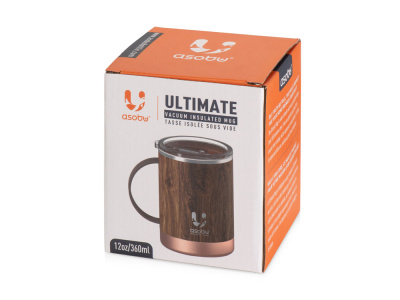 Термокружка ULTIMATE, 360 мл, дерево