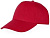 Бейсболка Memphis детская 165 гр, красный , размер 54
