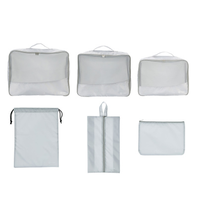 Набор органайзеров TORBER (6 пр), серый, полиэстер