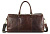 Сумка дорожная Mano "Don Leon", натуральная кожа в коричневом цвете, 50 х 27 х 24 см