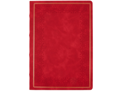Ежедневник недатированный А4 Royal, красный с бронзовым срезом , размер A4