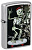 Зажигалка ZIPPO Skateboard Design с покрытием Street Chrome, латунь/сталь, серебристая, 38x13x57 мм