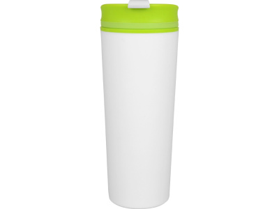 Термокружка Brite 500мл, белый/зеленое яблоко