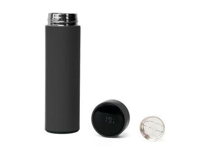 Подарочный набор FAMILY с термосом и термокружкой, серый