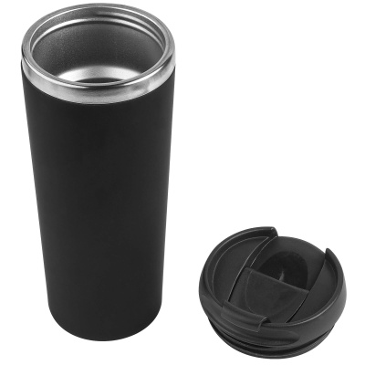 Термокружка KOMO SOFT COLOR 420мл. Черная 6060.08