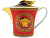 Чайник Versace Medusa, красный/золотистый (Р)