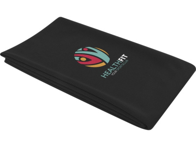 Althea спортивное полотенце 70х140 см - сплошной черный , размер L