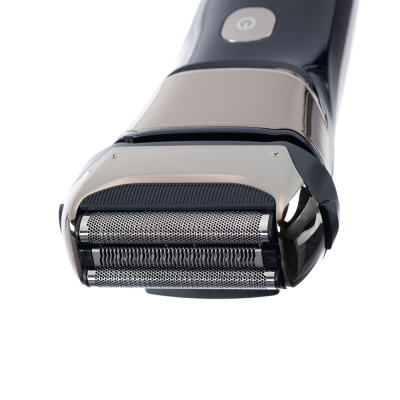 Шейвер для проработки контуров и бороды/бритья DEWAL BEAUTY Shave, цвет темно-синий