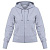 Толстовка женская Hooded Full Zip серый меланж