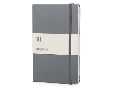 Записная книжка Moleskine Classic (в линейку) в твердой обложке, Large (13х21см), серый , размер A5