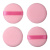Пуховка Dewal Beauty для макияжа, розовая, 4шт. Пуховка Dewal Beauty для макияжа, розовая, 4шт.