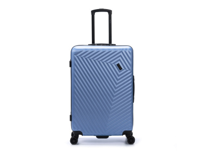 Чемодан TORBER ЛАМА, синий, ABS-пластик, 49 х 29,5 х 77 см, 92 л , размер L