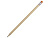 Карандаш с цветным ластиком Arriva, натуральный/оранжевый