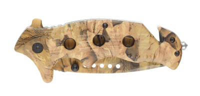 Нож складной Stinger, 95 мм, (песочный камуфляж), рукоять: алюминий (песочный камуфляж)