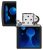 Зажигалка ZIPPO Lava Lamp с покрытием Black Light, латунь/сталь, черная,матовая 38x13x57 мм