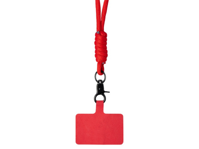 Ремешок на шею для телефона Нэко, красный