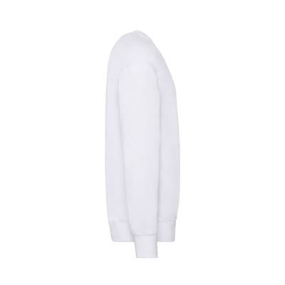 Толстовка мужская без начеса "Lightweight Set-in Sweat", белый, L, 80% х/б 20% полиэстер, 240 г/м2