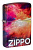 Зажигалка ZIPPO Tie Dye с покрытием 540 Tumbled Chrome, латунь/сталь, разноцветная, 38x13x57 мм