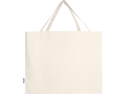 Odessa большая эко-сумка из переработанного хлопка, сертифицированного согласно GRS, плотностью 220 г/м² - Натуральный